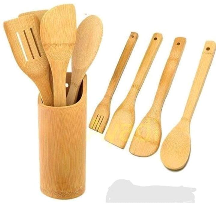Ensemble de spatule en bois