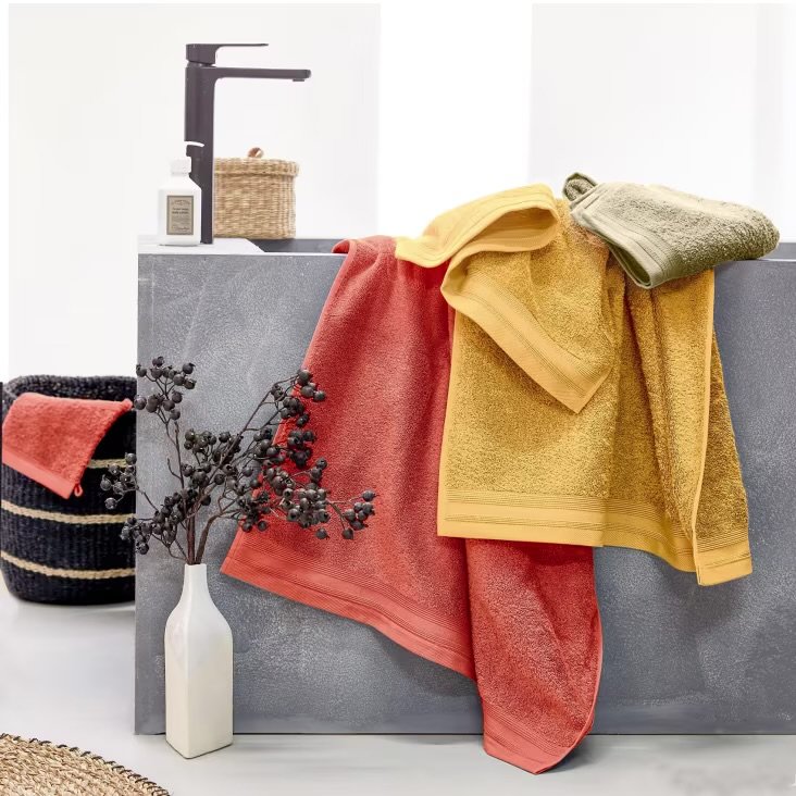 Serviette de bain éponge - 100% coton