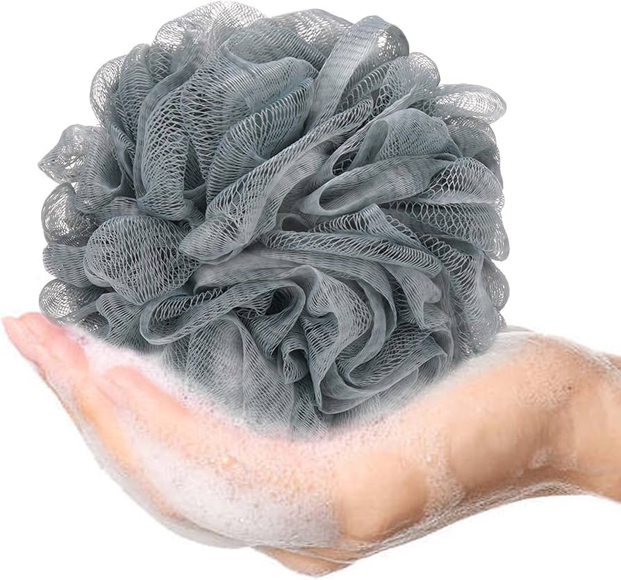 Filets de bain, éponge nettoyant pour le corps