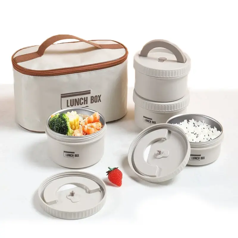 Bento box empilable inox & pochette isotherme