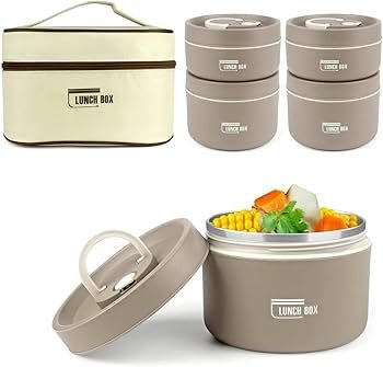 Bento box empilable inox & pochette isotherme