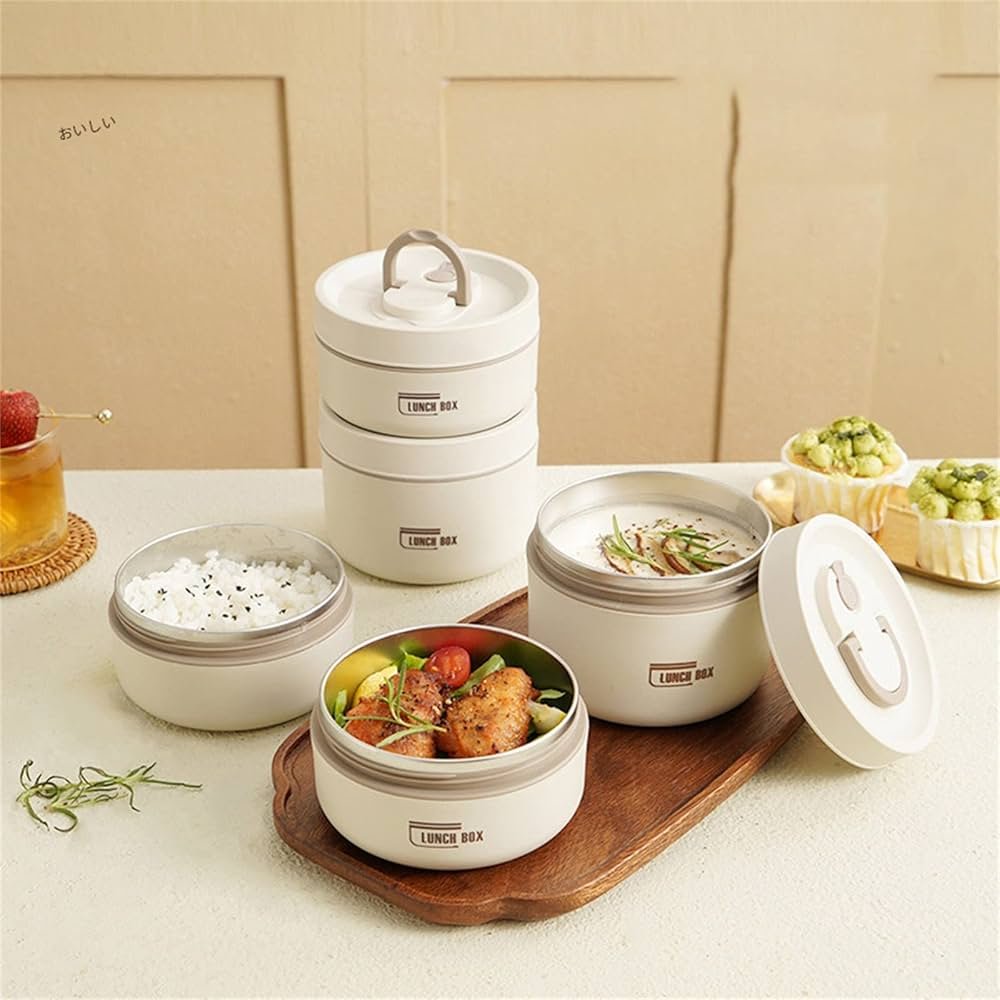 Bento box empilable inox & pochette isotherme