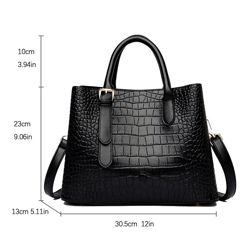Sac à main Cabas Chic en Similicuir - Modèles Tressé, Grainé ou Croco