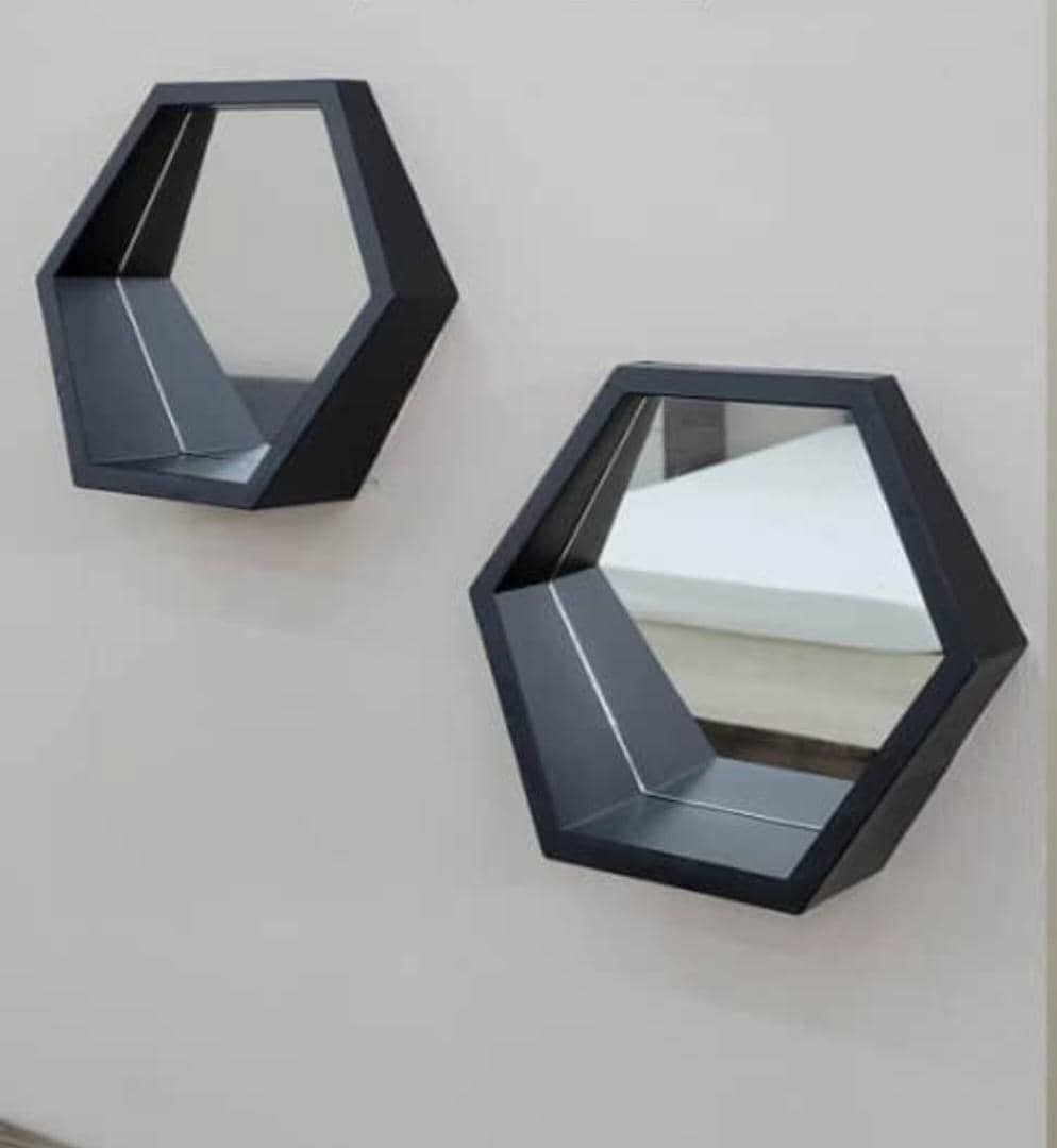 Étagère à miroir