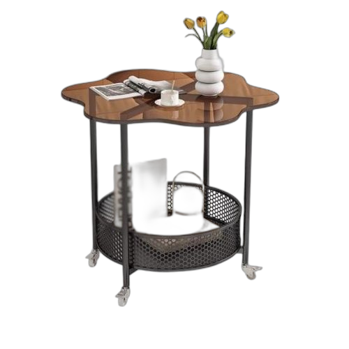 Table d appoint design en forme de fleur