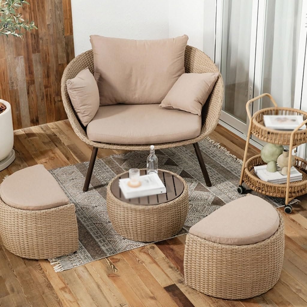 Ensemble de canapé ,pouf et table
