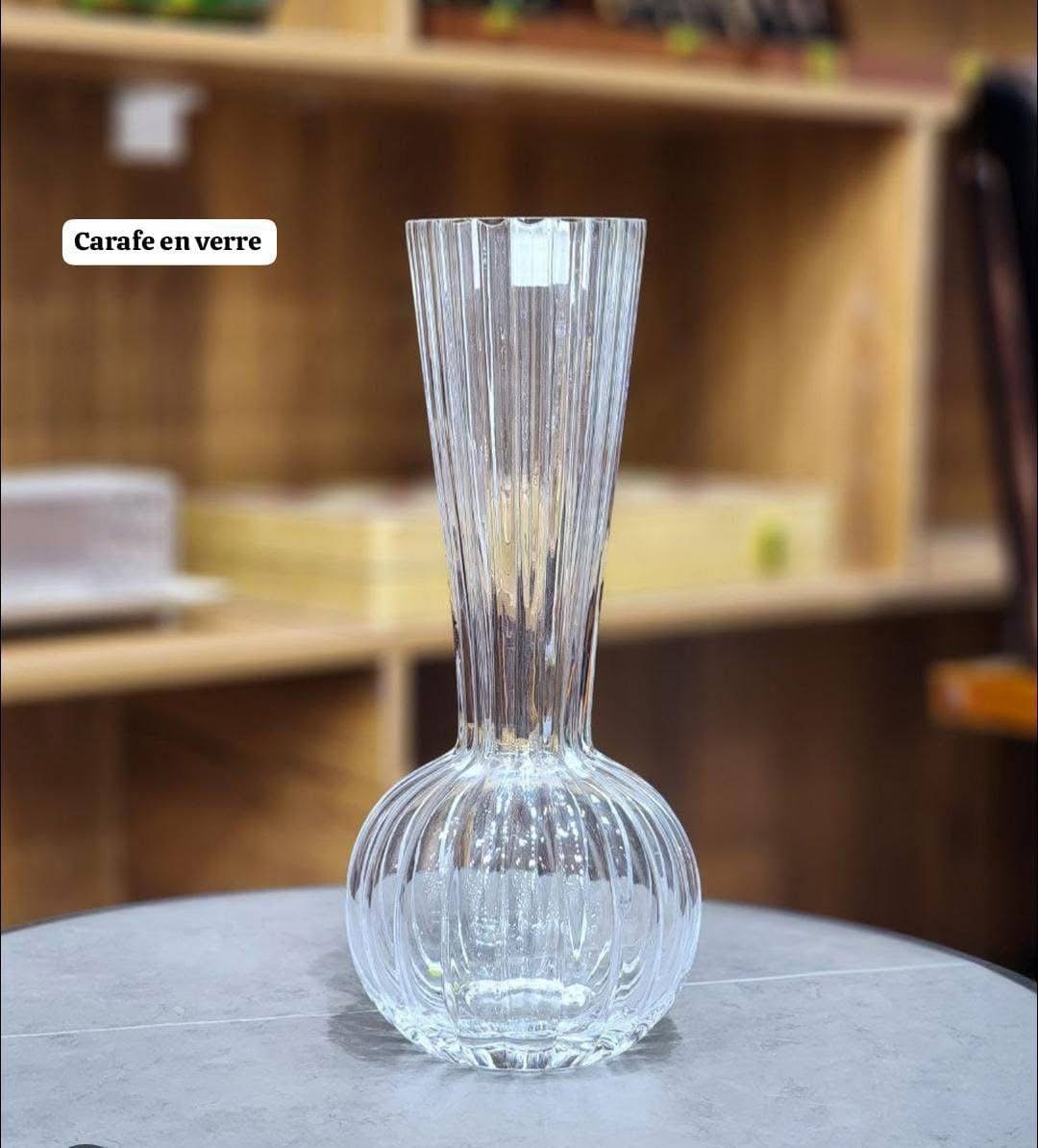 Carafe en verre pisher