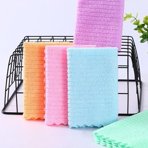 chiffons de nettoyage en microfibre.