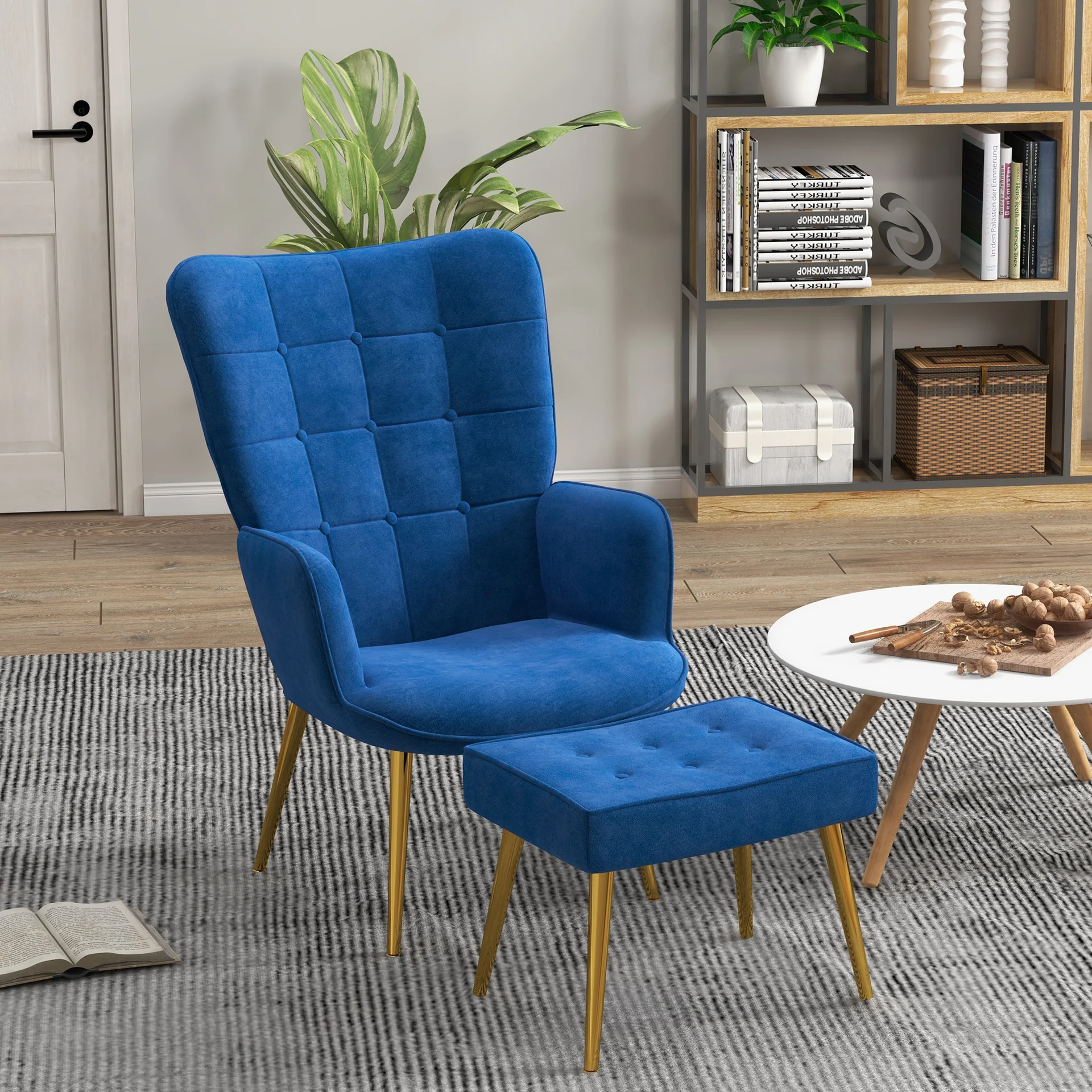 Ensemble fauteuil avec repose pieds