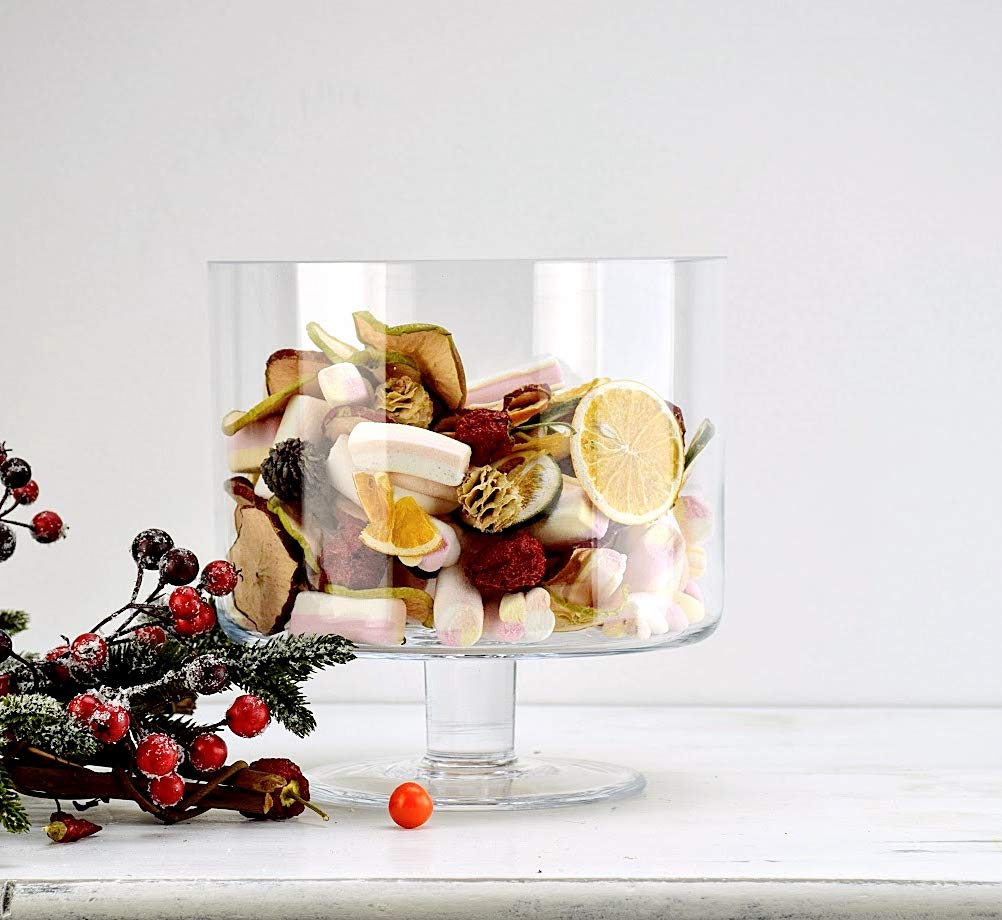 Coupe à trifle sur pied - Verre transparent