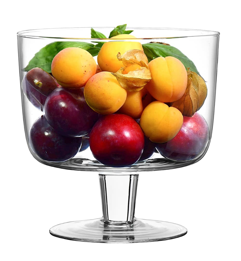 Coupe à trifle sur pied - Verre transparent