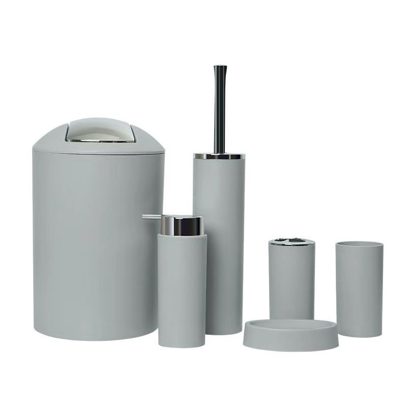 Set d'accessoires salle de bain - 6 pièces