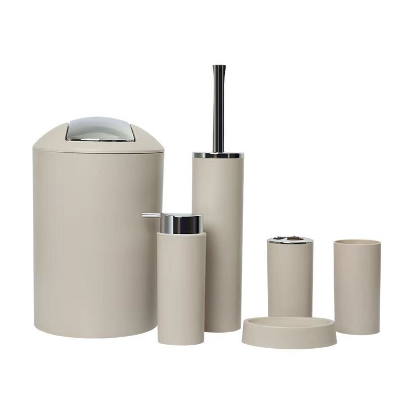 Set d'accessoires salle de bain - 6 pièces