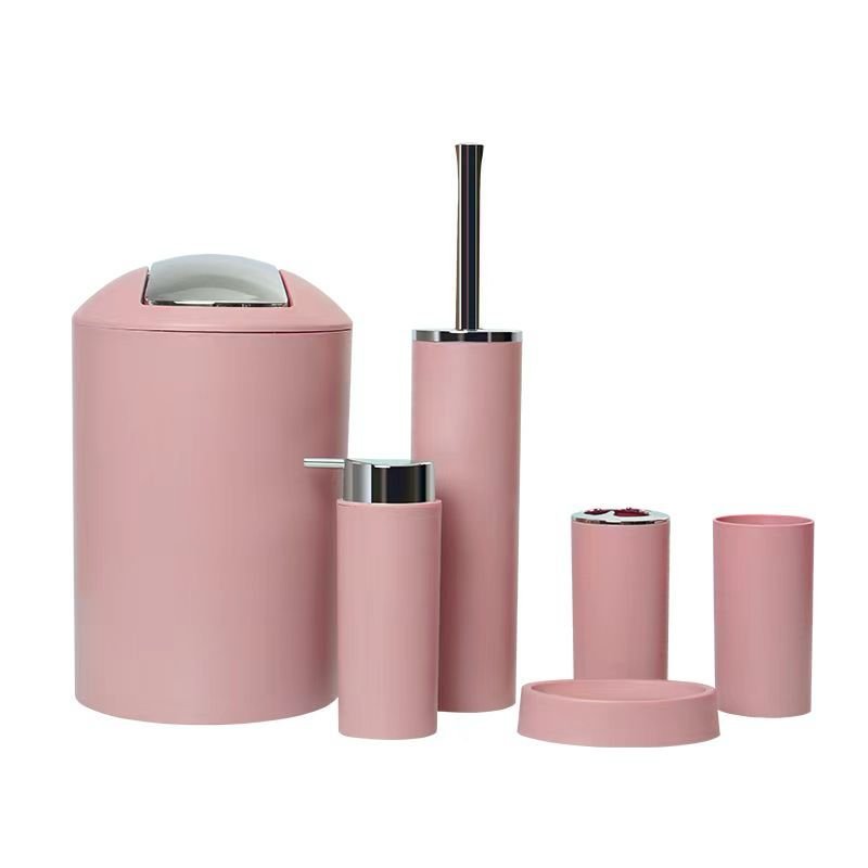 Set d'accessoires salle de bain - 6 pièces