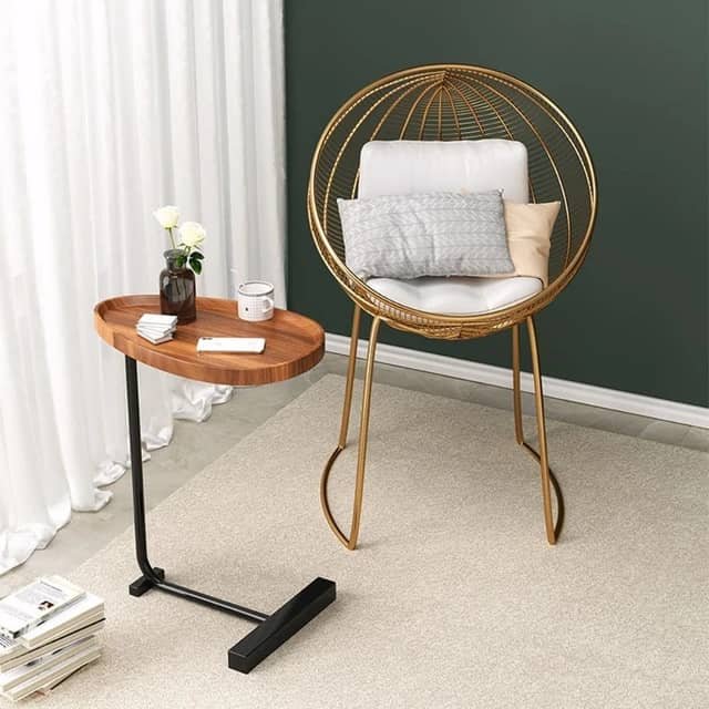 Table d'appoint ovale